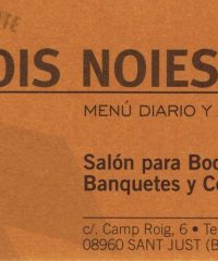 Nois i Noies bar restaurante Sant Just