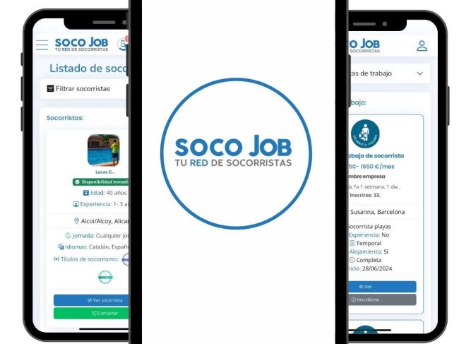 Socojob portal de empleo para socorristas y empresas de socorrismo